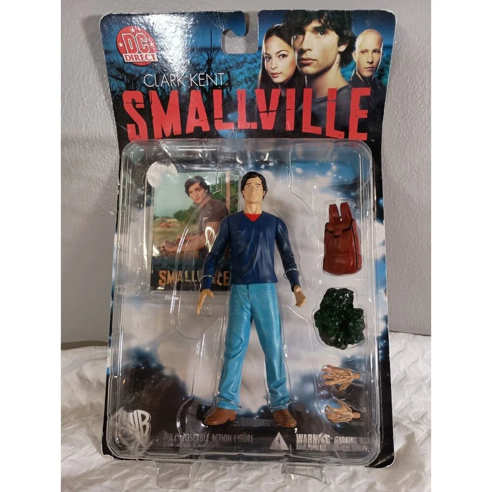 Smallville Clark Kent Poseable Action Figure DC Direct Extra Hands 6